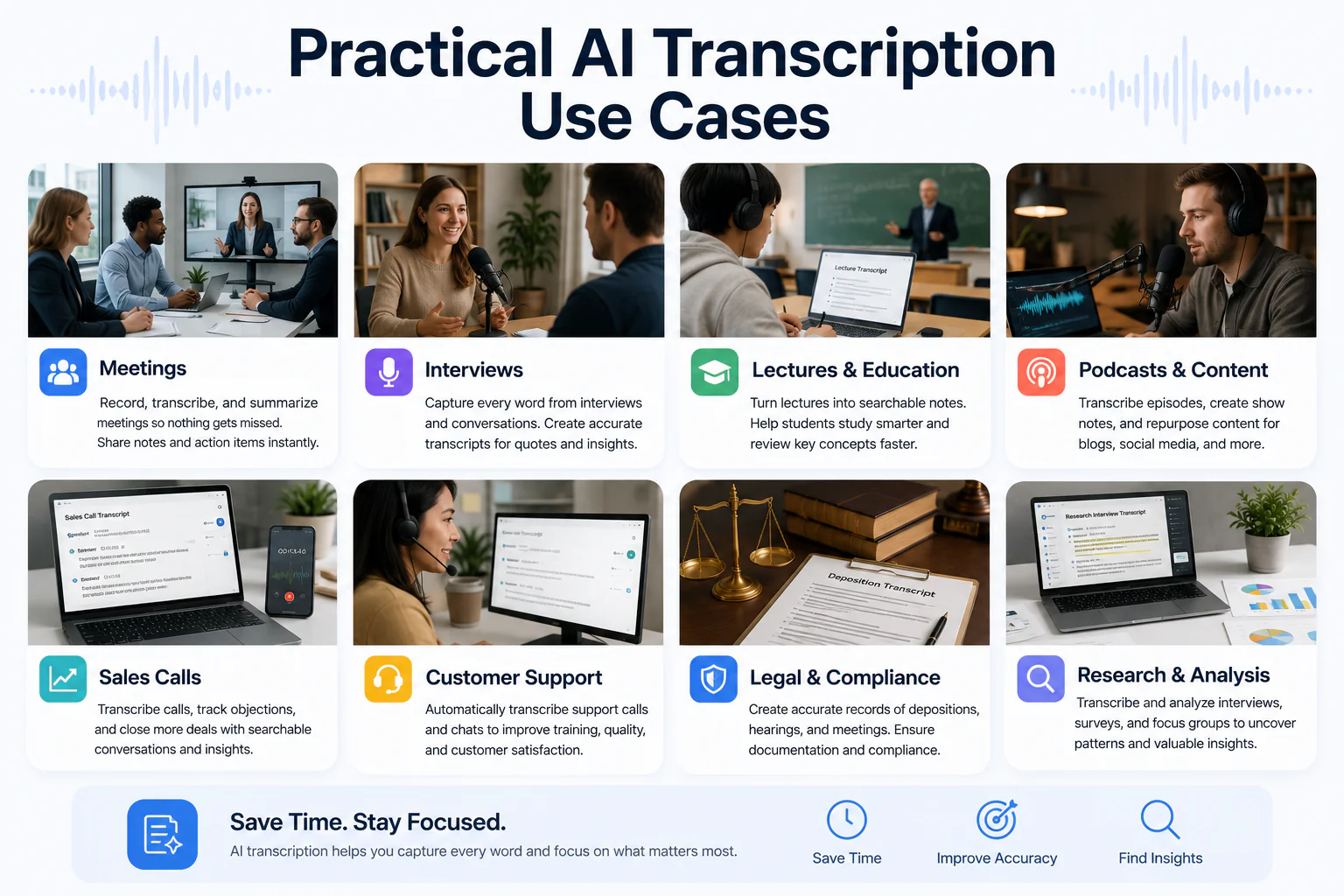 Practical AI Transcription Use Cases