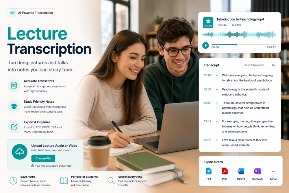 Lecture Transcription preview